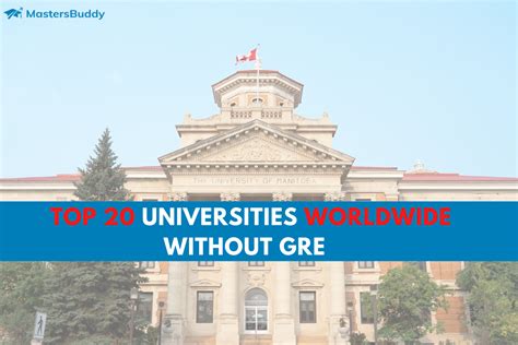 universities that ignore gre as a requirement